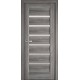 Міжкімнатні двері Новий Стиль ПВХ Делюкс Ліннея 700 мм  grey new скло