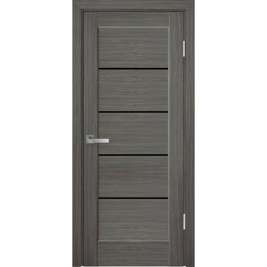 Міжкімнатні двері Новий Стиль ПВХ Делюкс Міра 600 мм  grey new скло
