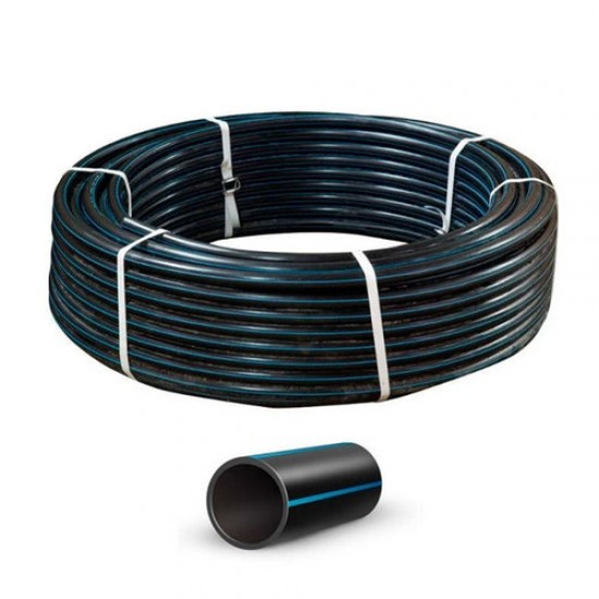 Труба ПЄ для водопроводу ф. 20х1,8 PN 10 (чорна) (200м)